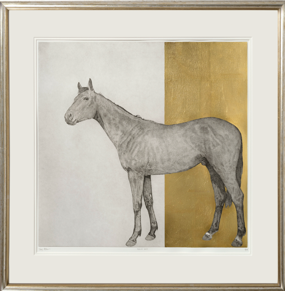 Guy_Allen_EquineGold_Etching_and_hand_finished_24ct_gold_leaf_82x80cm_£695plusVAT